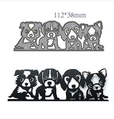 Metal Cutting Dies Cut Mold Animal Dog Scrapbook Paper Craft Blade Punch Stencil • $3.75