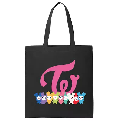 KPLUSPOP Twice Lovelys K-POP Logo Graphic Tote Shoulder Bag • $14.99