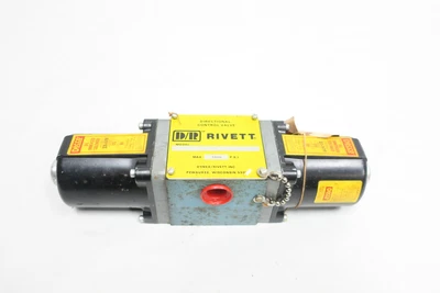 £219.81 • Buy Dynex 6550-02-OIS-FS-41 Rivett Hydraulic Control Valve 3000psi 115v-ac