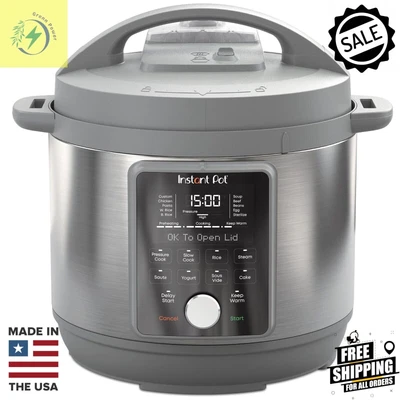 $112.89 • Buy Instant Pot Duo Plus, 8-Quart Whisper Quiet 9-in-1 Electric Pressure Cooker- NEW
