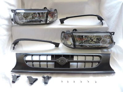 $265 • Buy Smoke Headlight Corner Grill+FILLER Conversion Kit For 1991~92~93~94 B13 Sentra