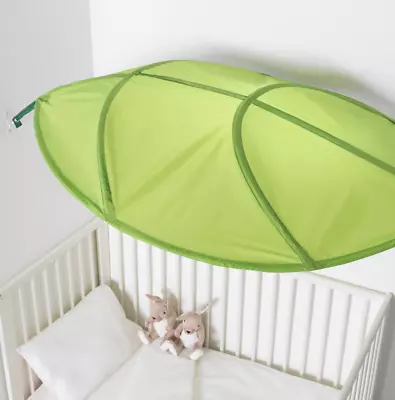 Ikea Lova 403.384.05 Long Stem Green Leaf Kids Bed Canopy Tent Shade - NEW! • £28.38