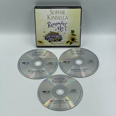 Remember Me By Sophie Kinsella [CD Audio Book] Read By Sally Phillips • 3 Discs • £4.99