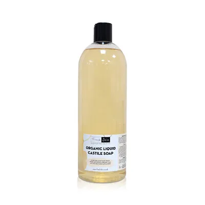 250ml Organic Liquid Castile Soap - All-Natural Unscented Liquid Soap • £5.45