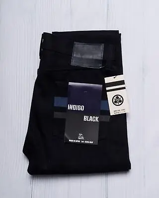 Momotaro NWT 15.7oz Selvedge Jeans Indigo Black GTB Tight Tapered 0306-IBSP 32 • $212.46