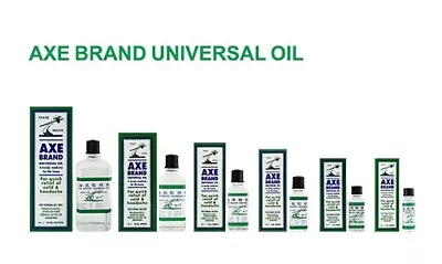 Axe Brand Universal Quick Fast Relief Cold Headache Singapore Medicated Oil • £4.99