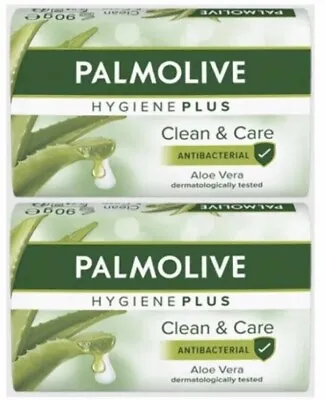 2 X Twin Pack Palmolive Hygiene Plus Antibacterial Soap Bars Aloe Vera • £7.99