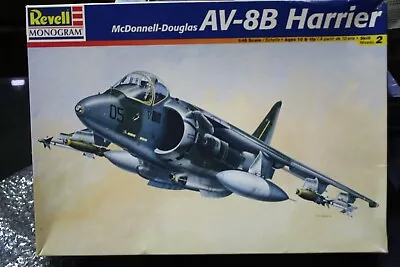 1/48 Monogram Revell McDonnell Douglas AV-8B Harrier Jet Fighter Model • $7.99