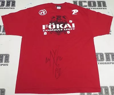 Phil Baroni Signed Official Walkout Shirt BAS Beckett COA UFC Pride FC Auto'd 3 • £115.69