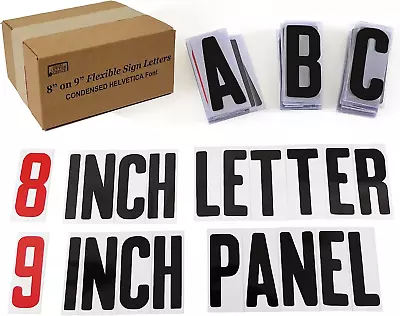 Changeable Outdoor Sign Letters 8” Portable Flex Letters 300 Count  • $142.86