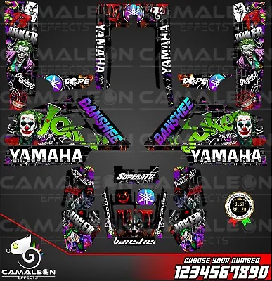 Yamaha Banshee 350 Decals Graphics Stickers Full Kit New Banshee350 ATV • $147