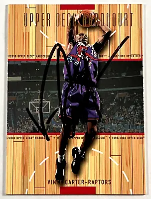 1999 Vince Carter Autograph Upper Deck Hardcourt #53 - Jsa Certified Auto • $69.99