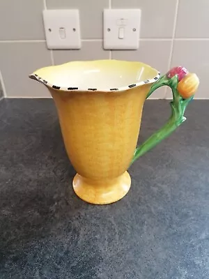 Vintage Falcon Ware Flowered Handle Jug/Vase • £15