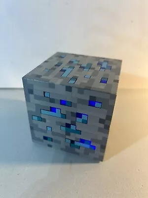 Minecraft Diamond Ore Blue Block Light Up Cube Night Light • $10.99