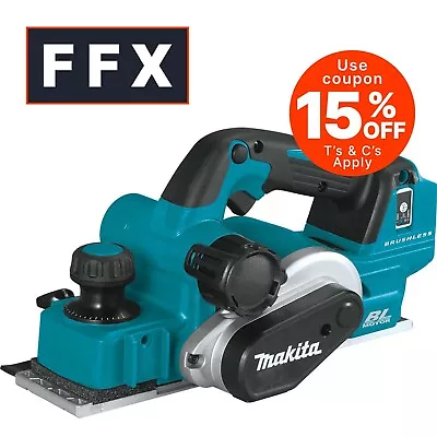 Makita DKP181Z 18V 82mm LXT Brushless Planer Carpentry Woodwork Tool Body Only  • £239.57