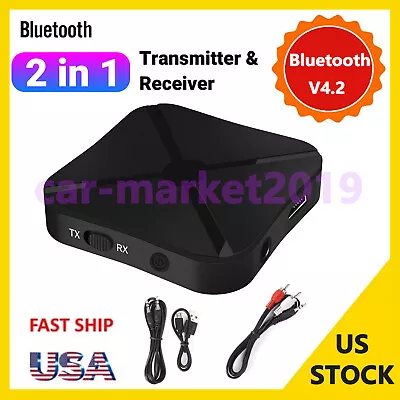  2in1 Bluetooth Transmitter Receiver Wireless Adapter TV Home Stereo A2DP Audio • $6.90
