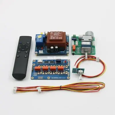 Hifi Remote Control Volume Preamp Board Alps 27 Type Motor Potentiometer + PSU • $78