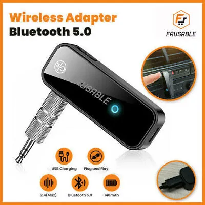 USB Wireless Bluetooth 5.0 Transmitter Receiver 2in1 Audio Adapter 3.5mm Aux Car • $4.56