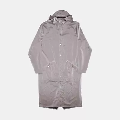 Rains Longer Jacket / Size L / Long / Mens / MultiColoured / Polyurethane • $94.49