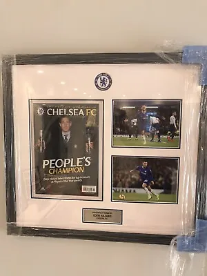 Signed Framed Chelsea Fc Eden Hazard Magazine Coa • £200
