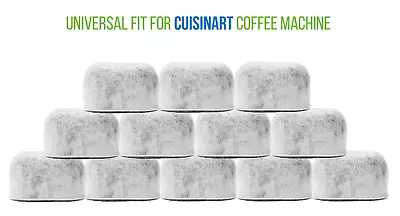 $8.49 • Buy (12) Premium Replacement Charcoal Water Filters For Cuisinart Coffee, DCC-RWF