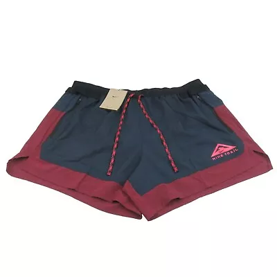 Nike Flex Stride Trail Running Shorts Mens Size Large Beetroot NEW CZ9052-638 • $49.95