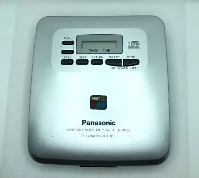 Panasonic Portable Video Player SL-VP 30 Vintage Discman & VCD  Made In Japan • £42