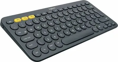 Logitech K380 Keyboard QWERTY UK Layout - Black • £29.99