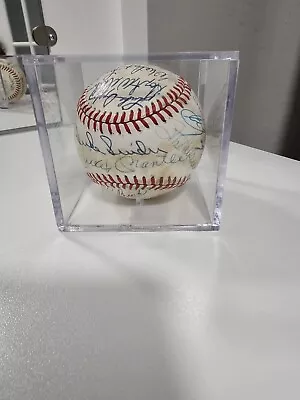 Baseball Greats/ HOF Multi Signed Baseball By 25 Including Mickey Mantle!! PSA! • $3000