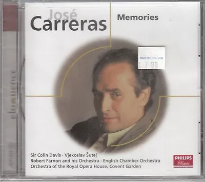 Jose Carreras - Memories (Best Of 1976-1993) Philips Classics NEW/SEALED • $6.99