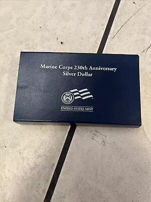 2005 UNITED STATES MARINE CORPS 230th ANNIVERSARY PROOF SILVER DOLLAR. 5C2 • $99.99