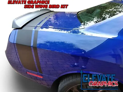 Fits Dodge Challenger Side Wing Bird Graphics Vinyl Stripes 3m Decals 2011-2022 • $59.95