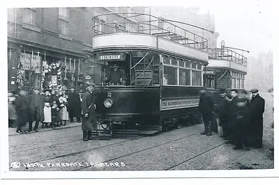 £10 • Buy Yorks Rotherham PARKGATE Tram #2 With Crew Photograph Packer C1950/60s? Print
