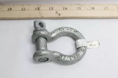 Galvanized Shackle And Clevis Steel 1/2  36UU86 • $2.12