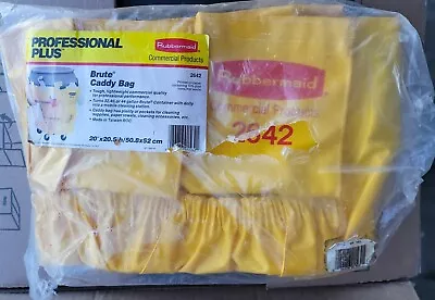 $74.99 • Buy Rubbermaid 2642 Brute Trash Can Caddy Bag, Yellow (RCP 2642 YEL)