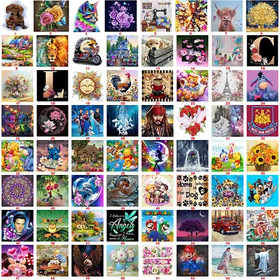 £6.11 • Buy 5D Full Drills Diamond Painting Embroidery Art Decor Cross Stitch Kits DIY Gifts