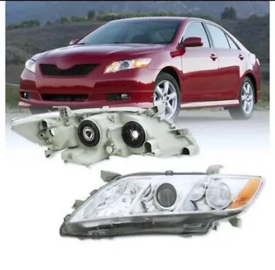 NEW! Toyota Camry Left & Right Side Projector Headlights Fits 2007 2008 & 2009 • $85