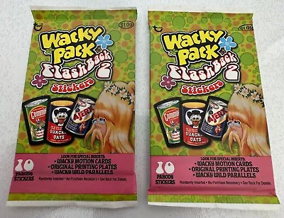 Wacky Packages Flashback 2 - 2 Sealed Packs 2008 🔥 • $14