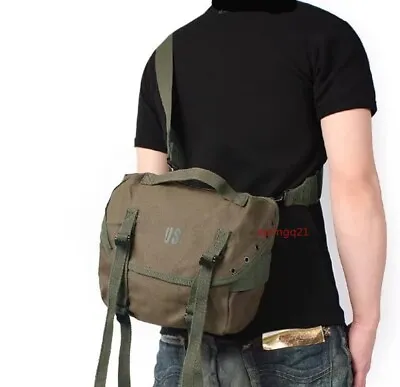 WWII Replica U.S. Vietnam War Combat Field M1961 Butt Pack Canvas Waist Bag New • $39.60