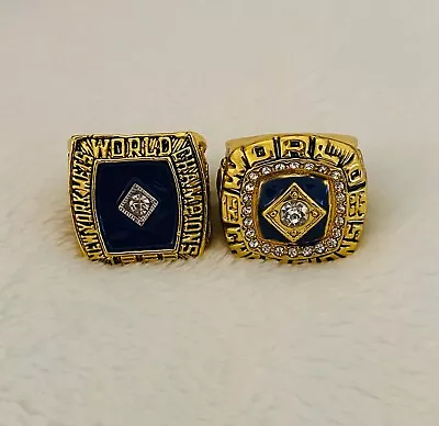 2 PCS New York Mets World Series Championship Ring Set 🇺🇸 SHIP 1969/86 • $44.99