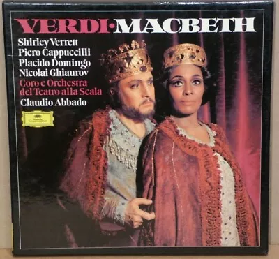 Nicolai Ghiaurov Piero Cappuccilli Opera Autographed Vinyl 3 LP Verdi Macbeth • $29.99