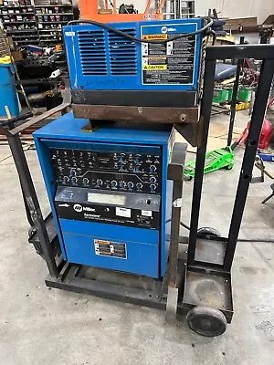 Miller Aerowave Welder Cc-ac/dc Hybrid Welder Power Source And Cooler And Cart • $2300