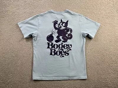 Bogey Boys Shirt Mens Large Blue Golf Heavyweight Tee Macklemore Cat Streetwear • $29