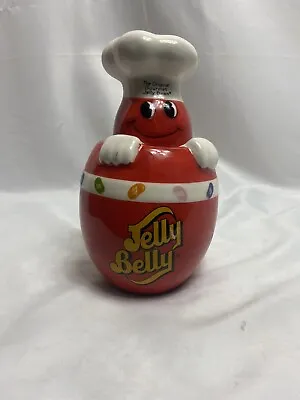 £16.05 • Buy Mr. Jelly Belly Red Ceramic Candy Jar Original Gourmet Jelly Bean 2006