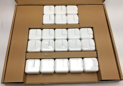 Lot Of 21 Apple 10W USB Power Adapter Brick Charger A1357  (No Cords) • $89.99