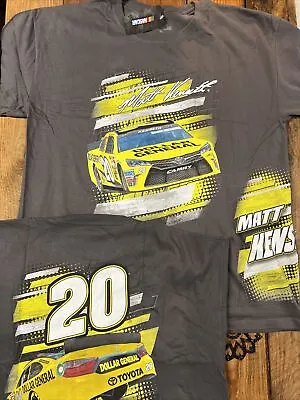 Matt Kenseth #20 NASCAR Racing Shirt LARGE Dollar General Wraparound Graphic Tee • $19.99