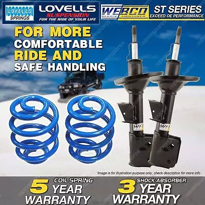 Front Webco Shock Absorbers Lovells Sport Low Springs For MAZDA 626 GD MX6 • $508.54