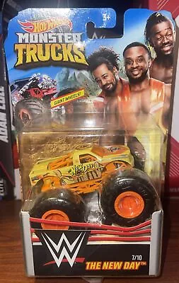 Hot Wheels Monster Trucks WWE The New Day 1:64 Metal Die-Cast 7/10 • $12.99