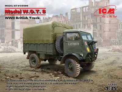 ICM35590 - ICM 1:35 - Model W.O.T. 8 WWII British Truck • £26.99