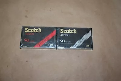 Scotch Master I And Master II Tapes Lot Of 2 New SEALED • $19